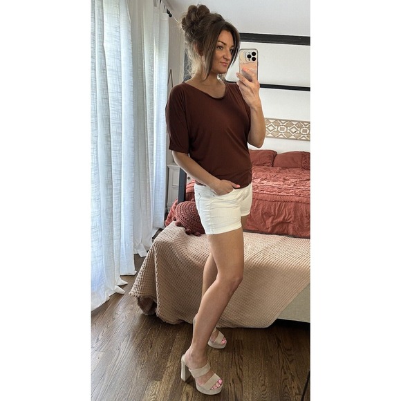 Vince Tops - Vince. Size Medium Brown Dolman 3/4 Sleeve Top